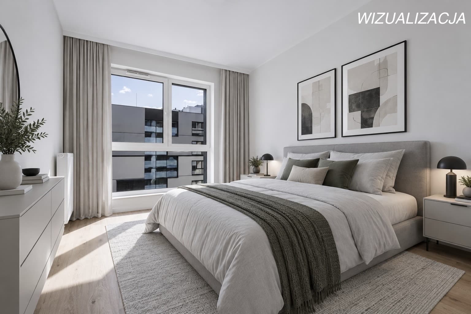 3 pokoje | 49,05 m² | duży balkon | Modern Mokotów